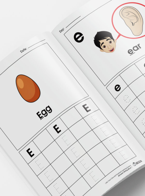 LOE Alphabet Writing Book 1
