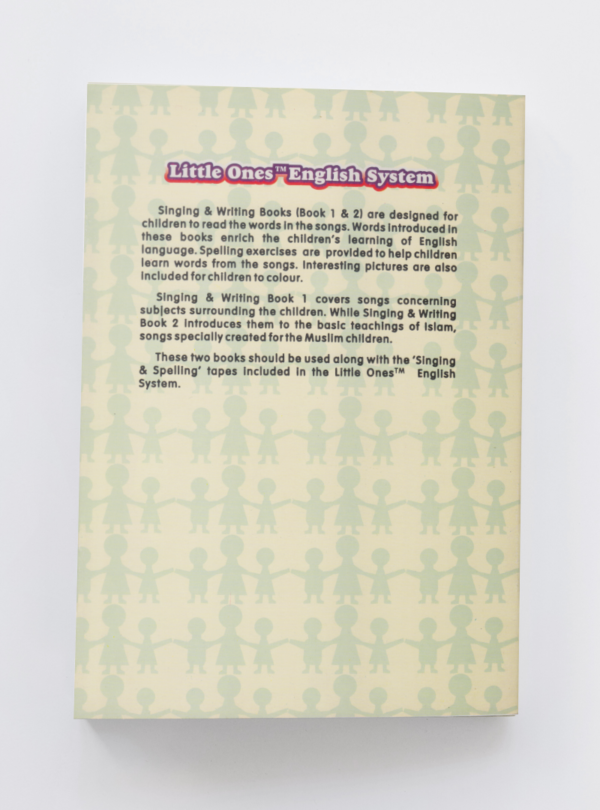 LOE Singing & Writing Book 1 Back LOE Singing & Writing Book 1